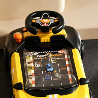 Console de jeu d'aventure de course pour enfants, simulateur de conduite avec volant, jouet d'évitement d'obstacles pour garçons de 3 ans et plus