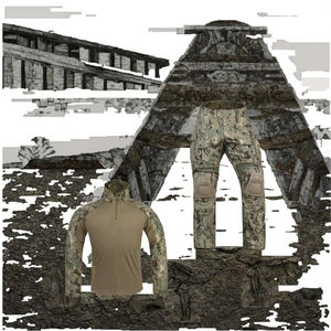 กางเกงทำงาน MALUNET ENTERPRISES พร้อมแผ่นรองเข่าไนลอน เสื้อหลายลายพราง อุปกรณ์ป้องกันตัว ล่าสัตว์ ยุทธวิธี ไม่มีสายรัด - Product Image 2