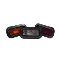 Universal Voor Honda Civic Del Sol Crx Ef Si Jdm Edm Custom Red Lens Achterbumper Mistlamp F1 Rem licht