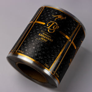 ملصقات مشروبات كحولية حصرية مخصصة بشعار فاخر لعلامة تجارية خاصة، ملصق من رقائق الألومنيوم المعدنية بنقش بارز للنبيذ - Product Image 6