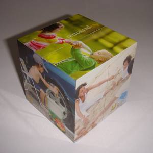 Cubo de Rubik Plegable Publicitario Uexcel de 7 cm, Diseño Personalizable, Regalo Promocional, Juguete Educativo para Niños de 8 a 13 Años, Unisex, Material PS - Product Image 2