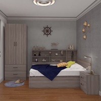 Vente en gros en Chine lits en bois de luxe design OEM pour chambre à coucher lit King Size matelas mobilier moderne