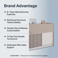 Comptoir de réception moderne en bois sur mesure, de haute qualité, pour bureau, hôpital, salon de beauté, hôtel, salle d'exposition