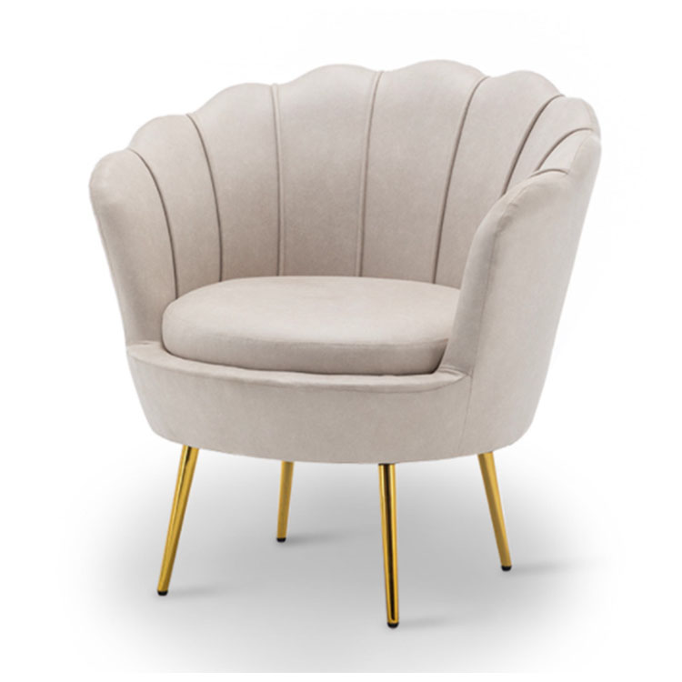 Nordic fabric small apartment single sofa leisure balcony bedroom clothing store dessert shop sofa chair