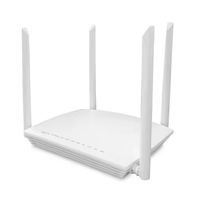 XPON ONU 4GE+1POT 4 Antena F780C F780L F680 F670 mendukung OMCI dan semua OLT Harga pabrik model populer kinerja stabil