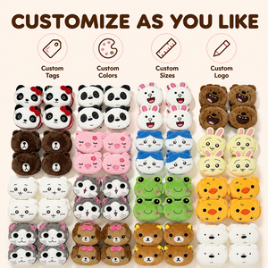 Portamonete in Peluche Kawaii, Mini Portafoglio Animale Imbottito Multistile, Ciondolo Morbido da 10 cm per Zaino e Accessori Auto - Product Image 1