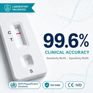 Prueba Rápida de Antígeno de Superficie de la <span class=keywords><strong>Hepatitis</strong></span> <span class=keywords><strong>B</strong></span> (HBsAg) para Uso Clínico y Doméstico, OEM ODM - Product Image 4