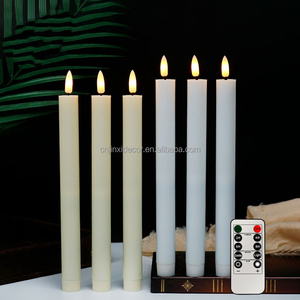 Wohndekor Hochzeits-Kandelaber <span class=keywords><strong>LED</strong></span>-Kerzen Batteriebetriebene Elektrische Flammenlose <span class=keywords><strong>LED</strong></span>-Langkerzen für Hochzeitsfeier <span class=keywords><strong>LED</strong></span>-Kerzenlicht - Product Image 3