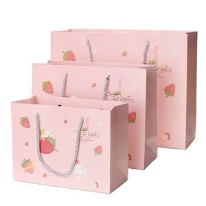 Custom Personal Large Shopping Paper Bags with Your Qwn Logo Package Paper Gift Bag Custom Paper Bags Print for Business - Product Image 1