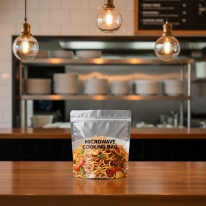 80 a 135 ° Bolsa Esterilizada para Microondas para Pasta, Fideos y Comidas Precocidas, Sopas Espesas y Comidas Sustanciosas, Bolsa Retornable de Grado Alimenticio - Product Image 1