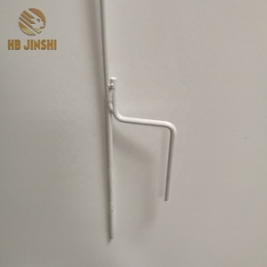 Poteaux de support <span class=keywords><strong>pour</strong></span> clôture électrique de 1,2 m de long avec isolateur jaune, piquets de clôture - Product Image 5