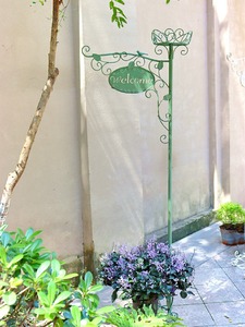 Étagère à fleurs en fer sur pied pour jardin, balcon, salon, plantes grimpantes décoratives avec plateaux pour pots - Product Image 1