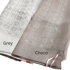 Ramadhan Mono Cempaka Series elegante mujer musulmana manga corta algodón Hijab bufanda impresión Digital 10 colores venta al por mayor primavera - Product Image 3