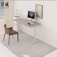 Support électrique automatique à double moteur de haute qualité ou bureau assis Table d'ordinateur de bureau au design moderne avec des caractéristiques durables