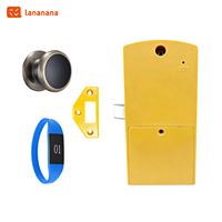 Serrure de cabinet RFID professionnelle HF618SDN, câblage simple, montage universel pour la sécurité des armoires de serveurs de centre de données
