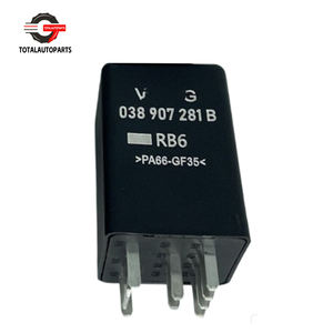 Bujías de incandescencia diésel Relé negro de 9 pines No 457 Bos-ch OEM 038907281B 0281003032 Apto para au-di V-W Se-at Sk-oda 1,6 y <span class=keywords><strong>2</strong></span>,0 TDI - Product Image 4