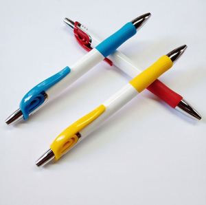 Best Selling Competitive Price Colorful Grip Plastic Ball <b>Pen</b> With Custom Your Design - Product Image 4