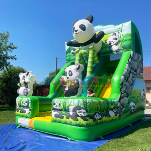 Tobogán inflable comercial con forma de panda para niños, castillo inflable para fiestas infantiles al aire libre. - Product Image 5