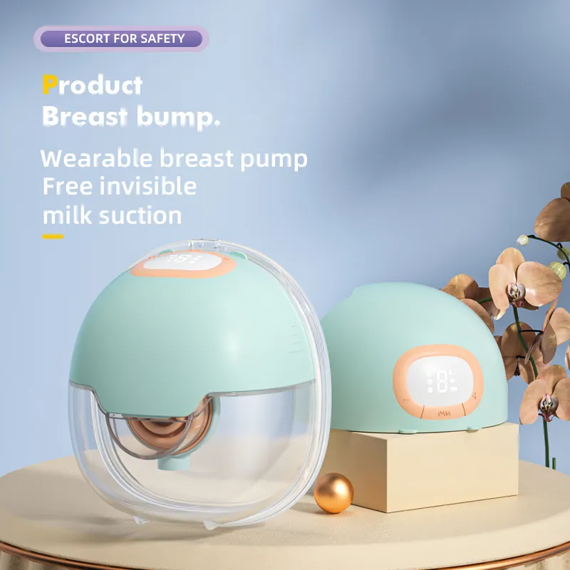 2024 New Arrival wireless electric Breast pump BPA-free silicone wearable hands-free