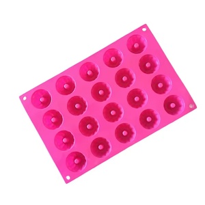 แม่พิมพ์ซิลิโคนสำหรับทำขนมเค้ก ช็อกโกแลต คัพเค้ก แบบใช้ซ้ำได้ 20 หลุม ขายส่ง - Product Image 2