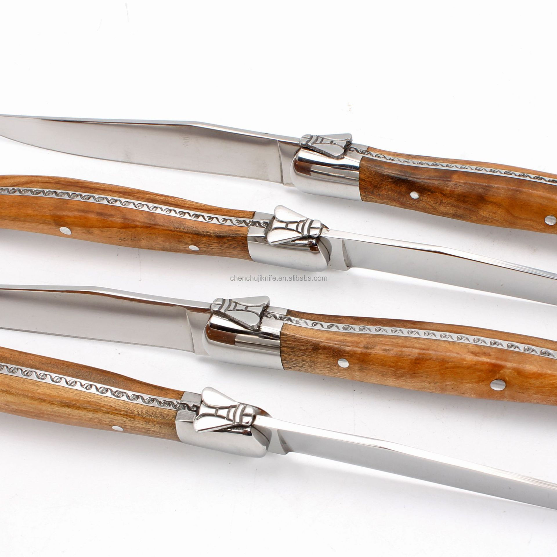 海*様 Laguiole en Aubrac牛角ハンドルステーキナイフ5本セット 海*様