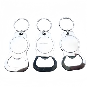 Ouvre-bouteille personnalisé porte-clés avec logo photo personnalisé porte-clés en métal outil de barre portable pour cadeaux promotionnels - Product Image 6