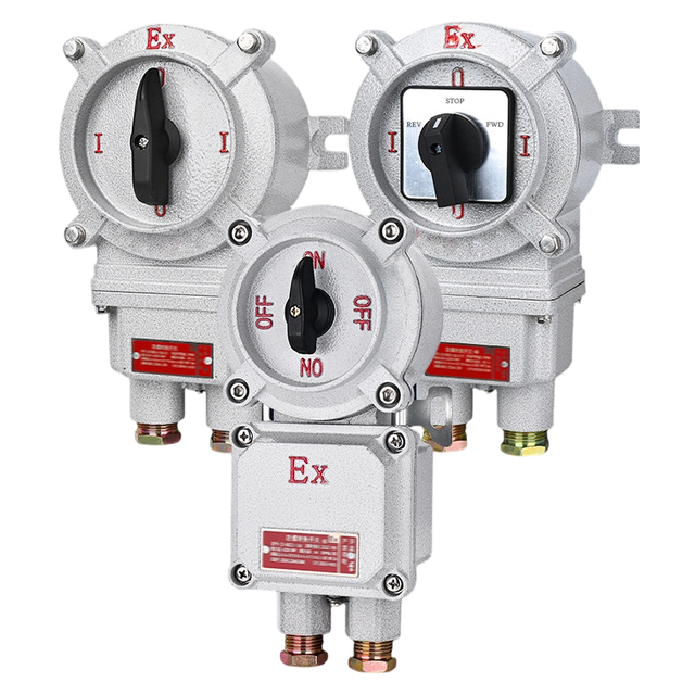 Explosion-Proof Transfer Switch IIC T6 IP66 Waterproof Rotary Cam Switch for Fan Pump Motor Control Hazardous Area