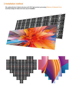 Panel LED Ultra Claro P1.95 para Interiores, Pantalla de Alquiler para Eventos, Servicio Frontal, Fácil Instalación para Transmisiones <span class=keywords><strong>en</strong></span> Vivo <span class=keywords><strong>en</strong></span> Iglesias - Product Image 5