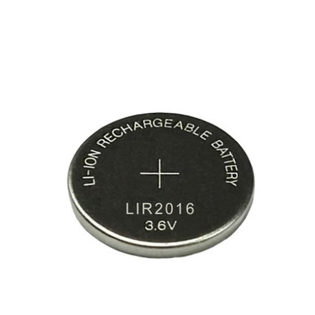 3.7V 25mAh Rechargeable Lithium Thionyl Battery Coin Cell LIR2016 for Headset Earphone