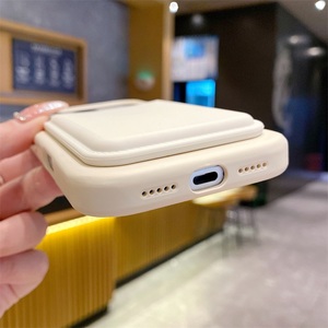 High Quality Silicone Suction Cup Mobile Accessories for <b>iphone</b> 17 Card Slot Magnetic Phone Case for <b>iPhone</b> 17 16 15 14 13 12 - Product Image 5