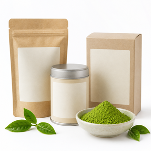 Poudre de <span class=keywords><strong>Matcha</strong></span> de qualité supérieure, soluble, vert clair, grade 5A, 1000 mesh, thé vert pour la cérémonie traditionnelle du thé, boîte en vrac - Product Image 2