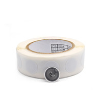 Autocollant NFC en papier enduit de 25 mm pour musique, étiquette électronique RFID, autocollant à induction pour téléphone portable avec puce NFC213