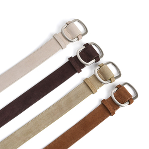 Cinturón de Cuero Genuino Mate Retro Americano Transfronterizo para <span class=keywords><strong>Mujer</strong></span>, Decorativo, de Alta Gama, con Hebilla de Cobre, Venta al por Mayor - Product Image 2