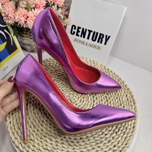 12CM <b>Pointed</b> <b>Toe</b> Pumps Stiletto 2024 New Shallow Dress Shoes Wedding High Heels - Product Image 4