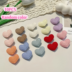 10 Pieces/Set Hot Selling Exquisite Cartoon Series Cute Love Heart Hairpin <b>Sweet</b> Style Fashion Girl's Hairpins Wholesale Jewelry - Product Image 5