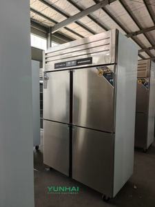 Kulkas Dapur Komersial Kapasitas Besar Desain Stainless Steel Dua Suhu Freezer Listrik Dua Suhu - Product Image 1
