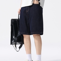 Hommes Confortable Meilleure Vente Chaude Été Style Vintage Taille Haute Droite En Gros Casual Wear Denim Shorts Jeans