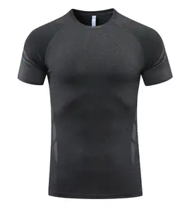 Breathable gym shirts men Sports Men Fitness Clothing Sport Supplier Wholesales Quick Dry compression shirt men