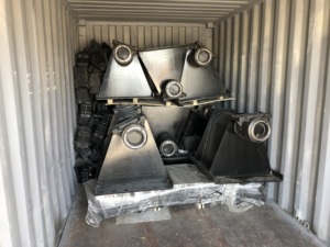 Nhiệm Vụ Nặng Nề 32T Đức Loại Xe Tải Bán Trailer Các Bộ Phận Điểm Duy Nhất 32T <span class=keywords><strong>Bogie</strong></span> Hệ Thống Treo Với Trục Vật Liệu Thép - Product Image 5