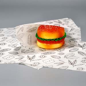 Papier sulfurisé antiadhésif 30*30cm pour four, papier huilé en silicone - Product Image 2