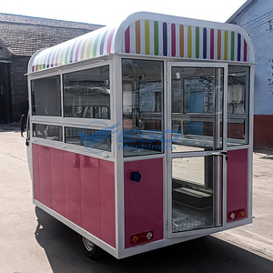 Fast Food Van Catering Turkey Food Trailer Burger Fully Equipped Electric Drive Stainless Steel Street <b>Ice</b> Cream Retro Food - Product Image 6