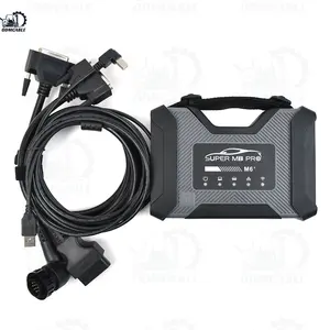 Newest SUPER MB PRO M6 Wireless Star Diagnosis Tool with Multiplexer +USB Cable + OBD2 16pin Main Test Cable