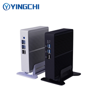 YINGCHI Factory Pricefanless Desktop Computer I3 4005U 5005U I5 4200U 5200U I7 4500U Win10 Home Office Mini PC