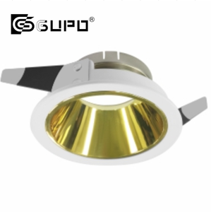 GUPO Downlight encastré à bord étroit en aluminium, blanc chaud, anti-éblouissement, ouverture frontale, compatible MR16/<span class=keywords><strong>GU10</strong></span> <span class=keywords><strong>LED</strong></span> - Product Image 5