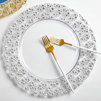 Meilleures ventes : Assiettes de présentation colorées minimalistes en verre écologique faites à la main, service de vaisselle, plats à fruits pour mariage