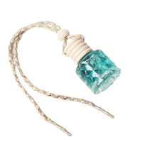 Diffuseur de parfum pour voiture Molly Glory Mini, décoration suspendue, huile essentielle, parfum, désodorisant pour voiture avec couvercle en bois