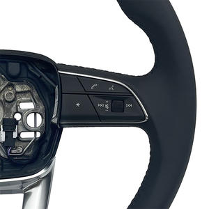 Volant de direction en cuir pleine fleur personnalisé pour Audi A7 S4 C8 C7.5 <span class=keywords><strong>RS6</strong></span> C8 Q5 A5 RS5 <span class=keywords><strong>RS6</strong></span> RS7 S3 S5 - Product Image 4