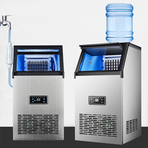 <strong>Ice</strong> Making <strong>Machine</strong> 80kg Automatic Stainless Steel Countertop <strong>Ice</strong> Cube Block Maker Commercial <strong>Ice</strong> <strong>Machine</strong> for Business <strong>Home</strong> - Product Image 1