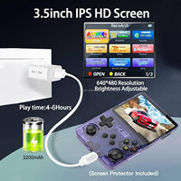 Console de jeux vidéo portable rétro 3,5 pouces R36S Open Source Linux 64 Go de capacité 10 000 jeux pour GB