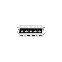 X-Tonga Lighting Grille d'intérieur Lumière linéaire sans garniture Option Grille à Led linéaire Downlight pour hôtel